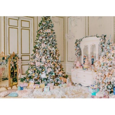 Karácsonyi fotózás hátterek Ablak Hó Fenyőfa Ház dekoráció Háttér Téli fotóstúdió lőfülke kellékek