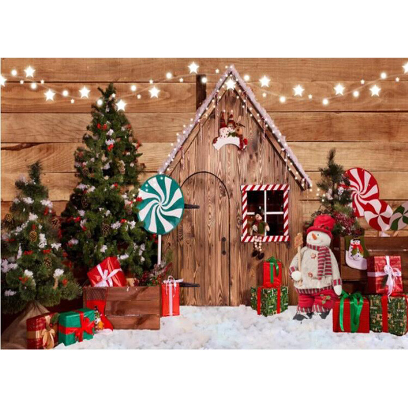 Karácsonyi fotózás hátterek Ablak Hó Fenyőfa Ház dekoráció Háttér Téli fotóstúdió lőfülke kellékek