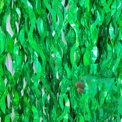 Fém talmi fólia rojtos függönyök csillagos Party Photo Backdrop Party Streamerekkel születésnapi szilveszteri esküvői dekorációhoz