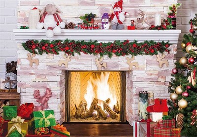 Boldog karácsonyt szán kandalló háttér fotóparti egyedi születésnapi háttér tündérmesék babazuhany nyaralás családi szabadban