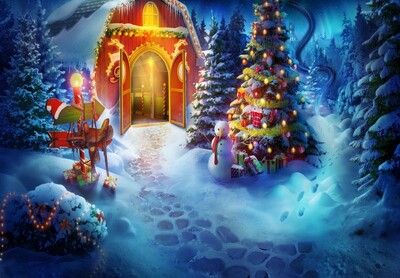 Boldog karácsonyt szán kandalló háttér fotóparti egyedi születésnapi háttér tündérmesék babazuhany nyaralás családi szabadban