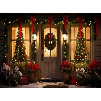 Linksmų Kalėdų fotografijos fonas Kalėdų eglutė Sniego dovana Šeimos vakarėlio dekoras Fonas Kūdikio portreto fotografijos fotostudija