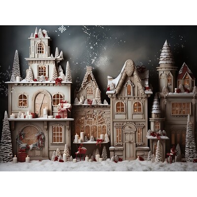 Linksmų Kalėdų fotografijos fonas Kalėdų eglutė Sniego dovana Šeimos vakarėlio dekoras Fonas Kūdikio portreto fotografijos fotostudija