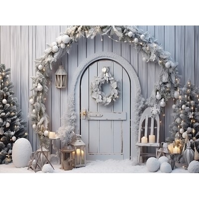 Linksmų Kalėdų fotografijos fonas Kalėdų eglutė Sniego dovana Šeimos vakarėlio dekoras Fonas Kūdikio portreto fotografijos fotostudija