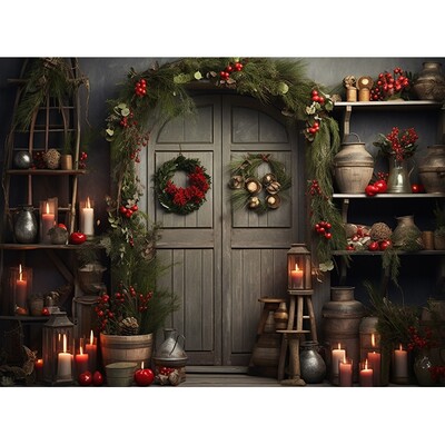 Linksmų Kalėdų fotografijos fonas Kalėdų eglutė Sniego dovana Šeimos vakarėlio dekoras Fonas Kūdikio portreto fotografijos fotostudija