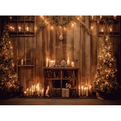 Linksmų Kalėdų fotografijos fonas Kalėdų eglutė Sniego dovana Šeimos vakarėlio dekoras Fonas Kūdikio portreto fotografijos fotostudija