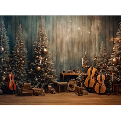 Linksmų Kalėdų fotografijos fonas Kalėdų eglutė Sniego dovana Šeimos vakarėlio dekoras Fonas Kūdikio portreto fotografijos fotostudija