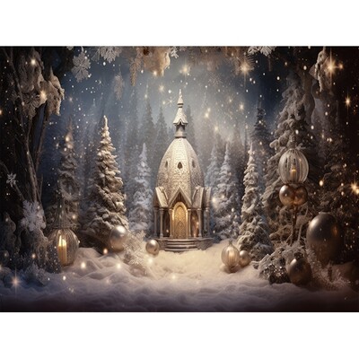 Linksmų Kalėdų fotografijos fonas Kalėdų eglutė Sniego dovana Šeimos vakarėlio dekoras Fonas Kūdikio portreto fotografijos fotostudija