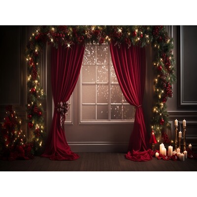 Linksmų Kalėdų fotografijos fonas Kalėdų eglutė Sniego dovana Šeimos vakarėlio dekoras Fonas Kūdikio portreto fotografijos fotostudija