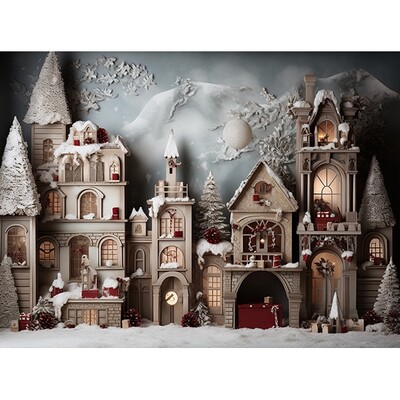 Linksmų Kalėdų fotografijos fonas Kalėdų eglutė Sniego dovana Šeimos vakarėlio dekoras Fonas Kūdikio portreto fotografijos fotostudija