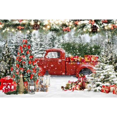 Karácsonyi fotózás Háttér Ablak Kandalló Baba Családi portré Fotóhívás Banner Karácsonyfa beltéri dekoráció Háttér