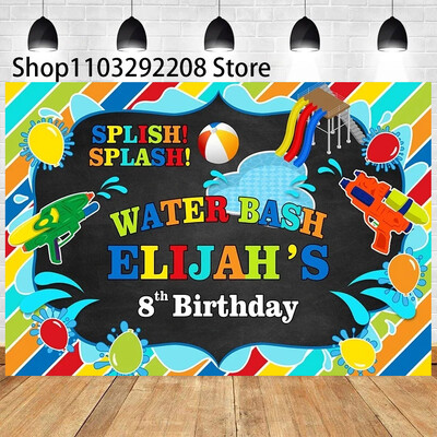 Rajzfilm Nerf Gun téma Gyerekek Születésnapi Háborús Party Fiúk Kék játék Lövöldözős Darts Háttér fotózás Babazuhany Fotófülke kellékek