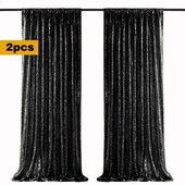 2x8 láb csillogó flitteres háttérfüggöny Rózsa arany csillogó háttérfüggöny esküvői születésnapi karácsonyi babazuhany parti dekorációhoz