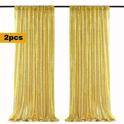 2x8 láb csillogó flitteres háttérfüggöny Rózsa arany csillogó háttérfüggöny esküvői születésnapi karácsonyi babazuhany parti dekorációhoz