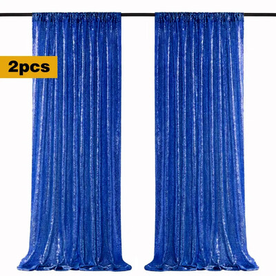 2x8 láb csillogó flitteres háttérfüggöny Rózsa arany csillogó háttérfüggöny esküvői születésnapi karácsonyi babazuhany parti dekorációhoz