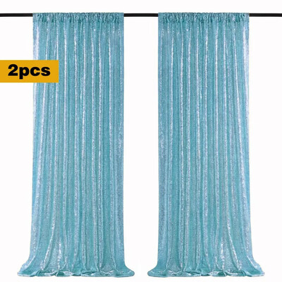 2x8 láb csillogó flitteres háttérfüggöny Rózsa arany csillogó háttérfüggöny esküvői születésnapi karácsonyi babazuhany parti dekorációhoz