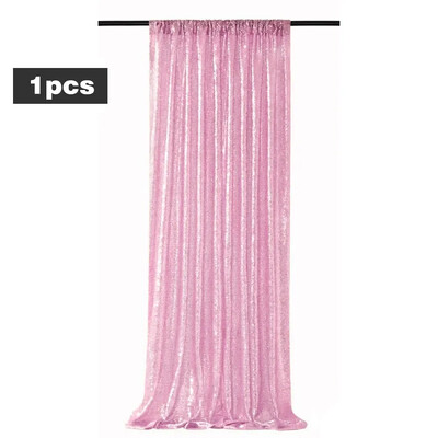 2x8 láb csillogó flitteres háttérfüggöny Rózsa arany csillogó háttérfüggöny esküvői születésnapi karácsonyi babazuhany parti dekorációhoz