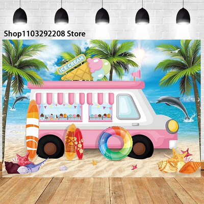 Nyári medenceparti háttér hawaii úszás strandlabda flamingó mentőgyűrű léggömb születésnapi parti ünnepi fotózás háttér