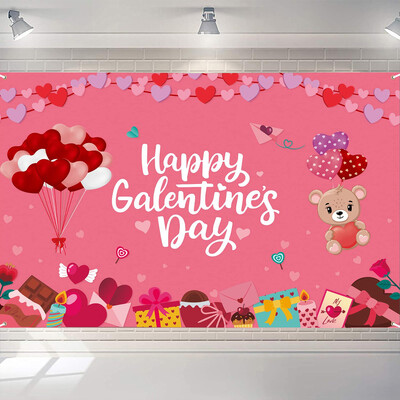 Valentin-napi téma szerelmes szív parti dekoráció szerelmes szív léggömb fotózás háttér esküvői menyasszonyi babazuhany