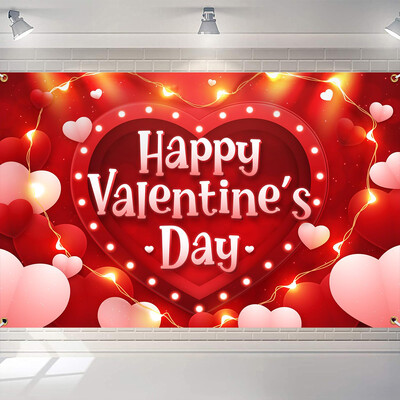 Valentin-napi téma szerelmes szív parti dekoráció szerelmes szív léggömb fotózás háttér esküvői menyasszonyi babazuhany