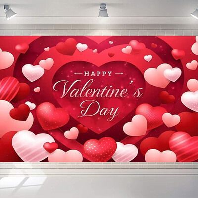 Valentin-napi téma szerelmes szív parti dekoráció szerelmes szív léggömb fotózás háttér esküvői menyasszonyi babazuhany