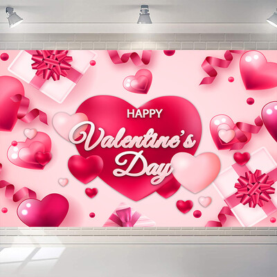 Valentin-napi téma szerelmes szív parti dekoráció szerelmes szív léggömb fotózás háttér esküvői menyasszonyi babazuhany