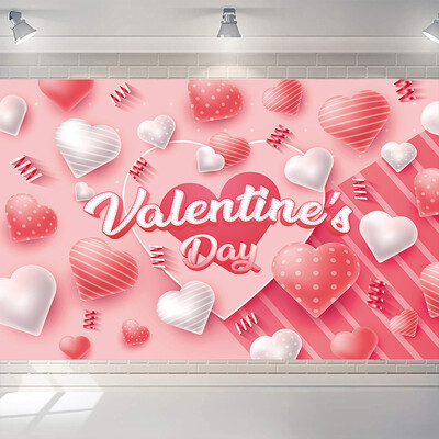 Valentin-napi téma szerelmes szív parti dekoráció szerelmes szív léggömb fotózás háttér esküvői menyasszonyi babazuhany