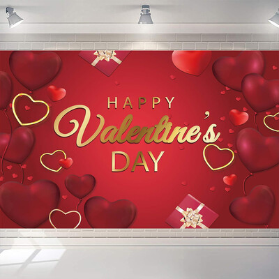 Valentin-napi téma szerelmes szív parti dekoráció szerelmes szív léggömb fotózás háttér esküvői menyasszonyi babazuhany