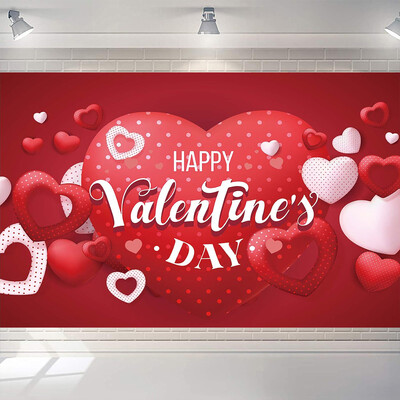 Valentin-napi téma szerelmes szív parti dekoráció szerelmes szív léggömb fotózás háttér esküvői menyasszonyi babazuhany
