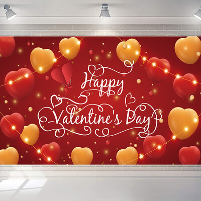 Valentin-napi téma szerelmes szív parti dekoráció szerelmes szív léggömb fotózás háttér esküvői menyasszonyi babazuhany