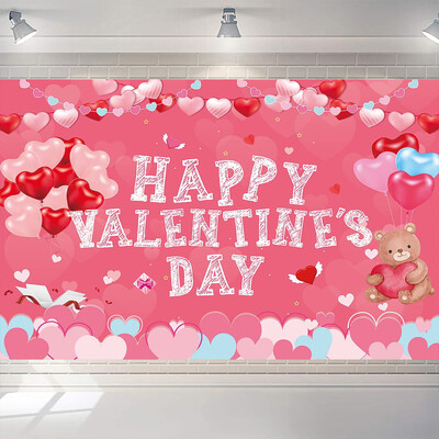 Valentin-napi téma szerelmes szív parti dekoráció szerelmes szív léggömb fotózás háttér esküvői menyasszonyi babazuhany