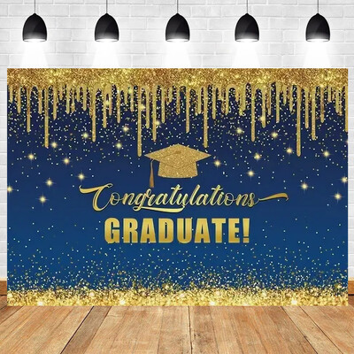 Ballagási évad téma Ballagási parti dekoráció Legénysapka Háttér Diák Gyerek Fényképezés Vinyl háttér Dekorációs kellékek