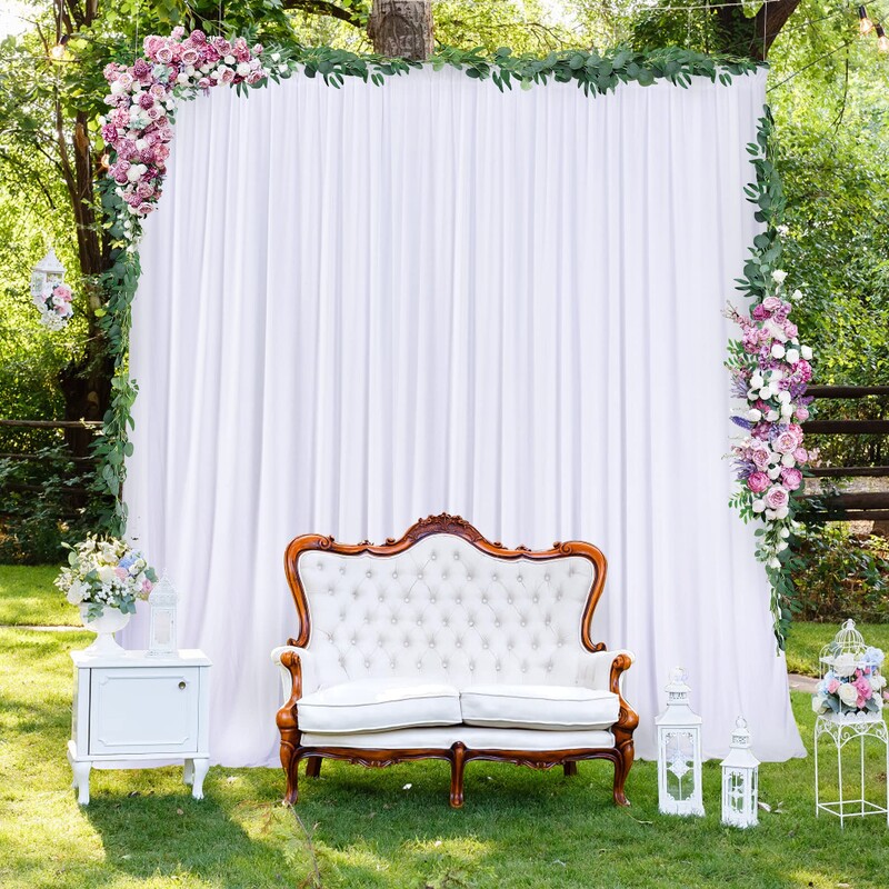 Fundal fără riduri Perdele pentru petreceri Fundal foto moale și mătăsos Draperii pentru petrecere, nuntă, baby shower, botez, fotografie
