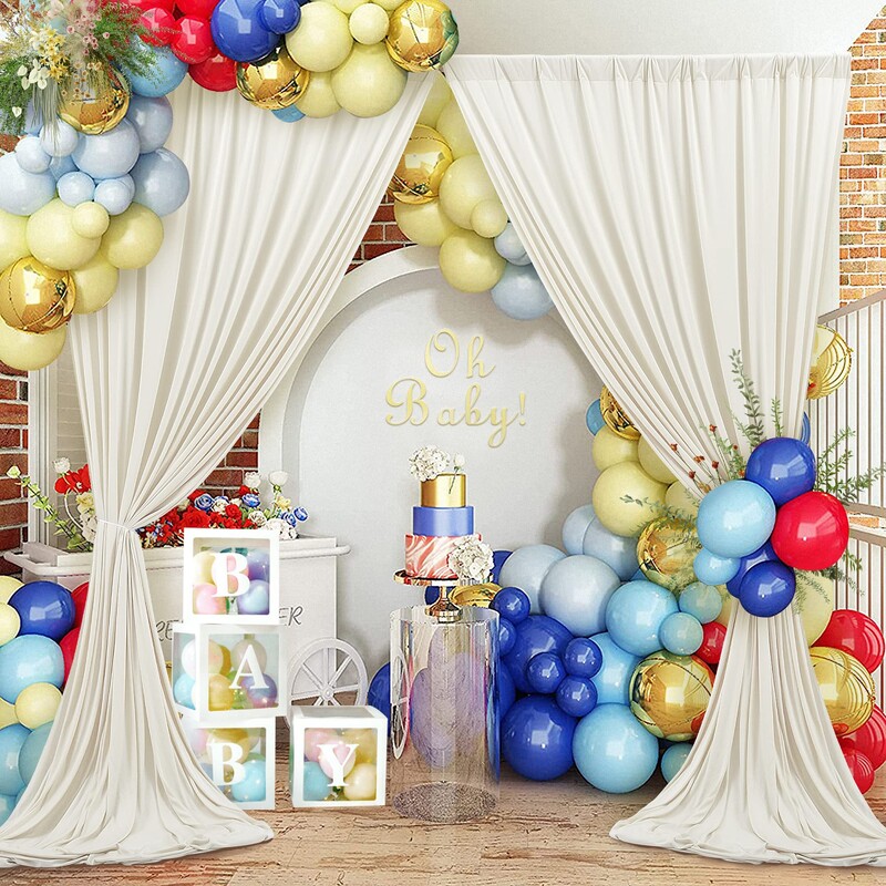 Fundal fără riduri Perdele pentru petreceri Fundal foto moale și mătăsos Draperii pentru petrecere, nuntă, baby shower, botez, fotografie