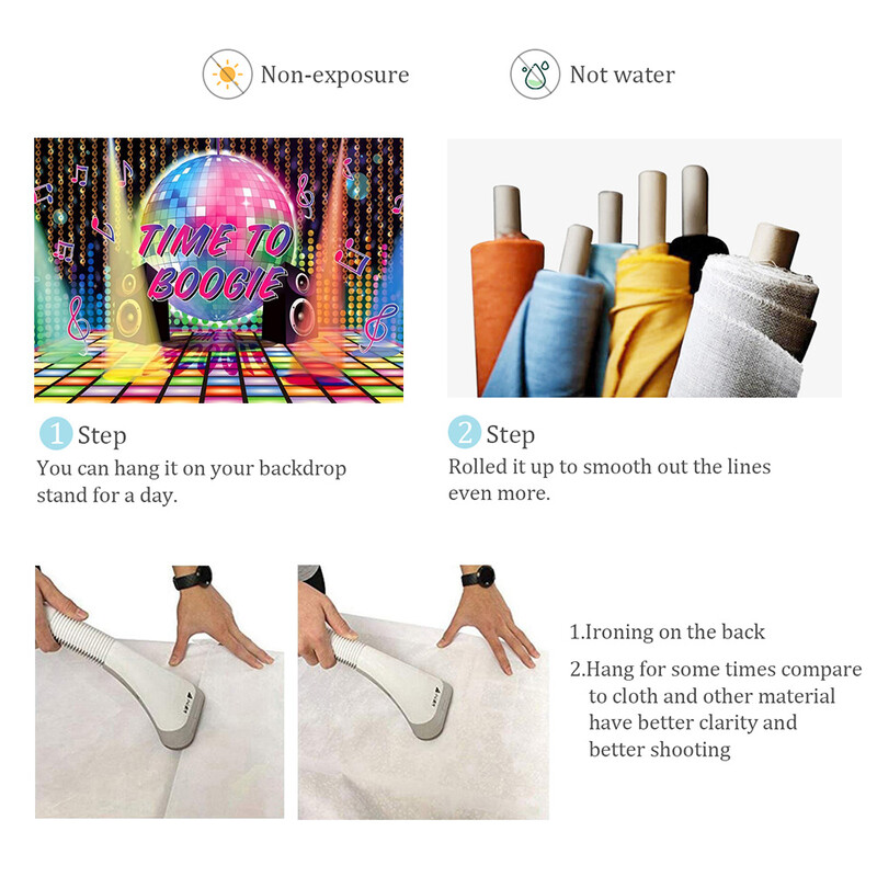 Disco Glitter Party dekoráció Háttér, 90-es évek Boogie Music Dance Stage Party Ragyogó fények Retro vinyl fotózás hátterek