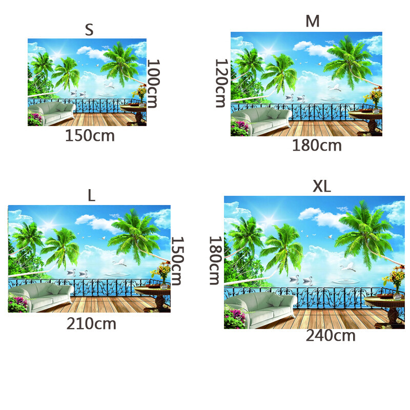 Langas Gamta Kraštovaizdis tema Gimtadienio vakarėlis Kūdikių dušas Vinilo fonas Vaikų kambario dekoro reikmenys