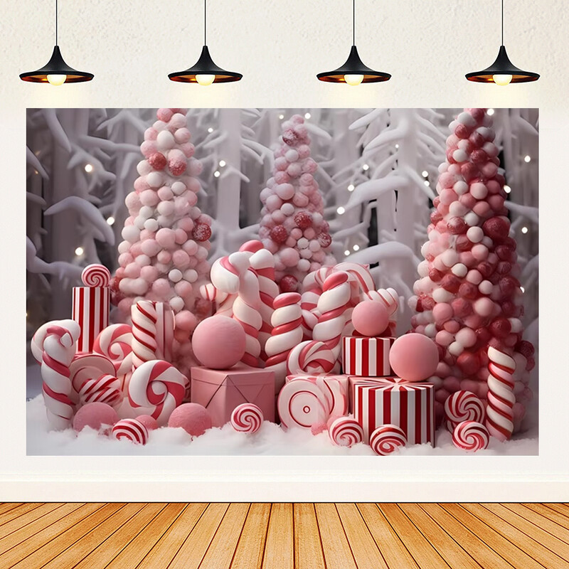 Priecīgus Ziemassvētku tēmas Ziemassvētki Sarkans piparkūku namiņš Fons Ziemas Sniegs Jaunais gads Ziemassvētku ballīte Bērnu dušas piederumi