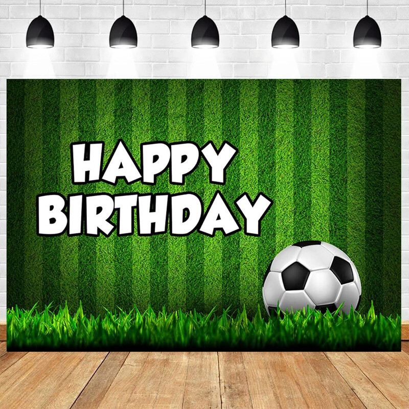 Futbola laukuma stadions Zālāju tēma Dzimšanas dienas ballīte Baby Shower Fotogrāfija Vinila fons Bērnu istabas dekorēšanas piederumi