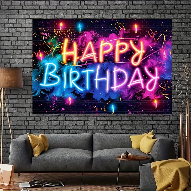 Csillogó Születésnapi háttér Party dekorációk Banner Photo Booth kellékek Party kellékek Díszítsd fel születésnapi dekorációkat