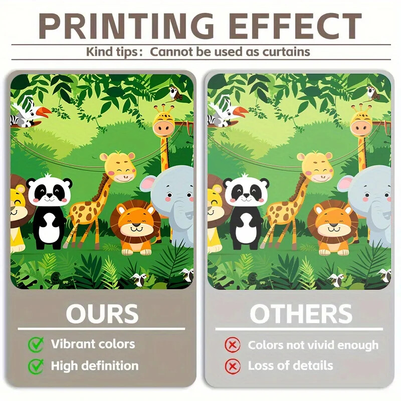 Πανό φόντου γενεθλίων ζώων στο πάρκο Jungle Wildlife Park, Φόντο φωτογραφίας αποφοίτησης, Γενικές Δραστηριότητες, Θεματικό Πάρτι