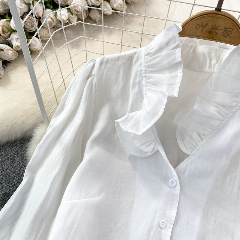 Két darab állógallér hajtóka Egyedülálló női ingek érkezési udvar stílus + v-nyakú Dobby sokoldalú női csipke Camis Dropshipping