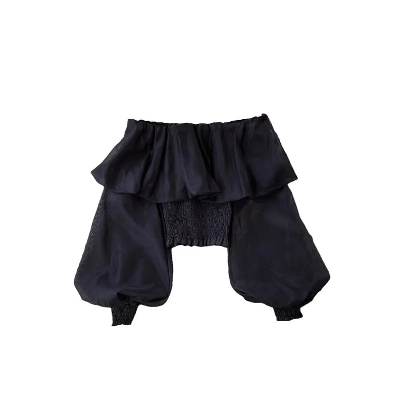 Slash nyakú elegáns női blúz, hosszú lámpás ujjú sifon édes vékony ingek őszi sokoldalú női felsők Dropshipping