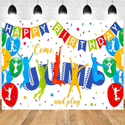 Fordítsuk meg a sportoló tornász gimnasztikai témát, ugrás, tornász, ritmikus gimnasztika, lány születésnapi parti Baba zuhany háttere