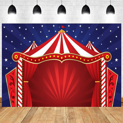 Circ Carnaval Tema Petrecere Zi de Naștere Baby Shower Fotografie Vinil Fundal Copii Camere Decor Rechizite