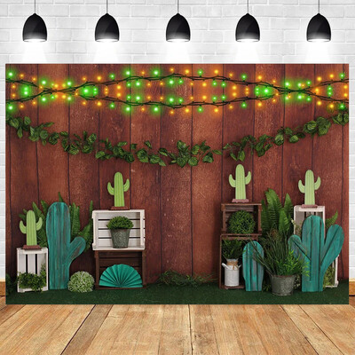 Tort pentru bebeluși nou-născut Smash Tema din lemn Petrecere de naștere Baby Shower Fotografie Fundal din vinil Materiale pentru decorarea camerei copiilor