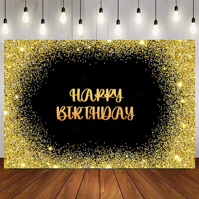 Zelta sudraba mirdzums dzimšanas dienas ballītes tēma Dzimšanas dienas ballīte Bērnu dušas fotogrāfija Vinila fona istabas dekorēšanas piederumi