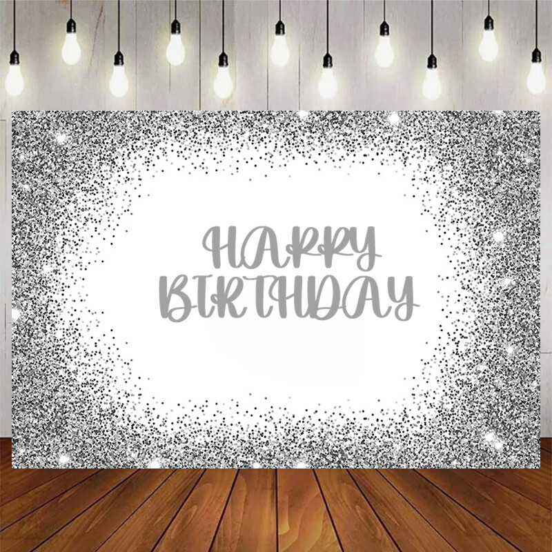 Zelta sudraba mirdzums dzimšanas dienas ballītes tēma Dzimšanas dienas ballīte Bērnu dušas fotogrāfija Vinila fona istabas dekorēšanas piederumi