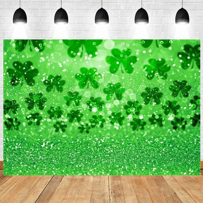 Προμήθειες διακόσμησης παιδικού δωματίου για πάρτι γενεθλίων με τυχερό τριφύλλι Θέμα φόντου για την ημέρα του Αγίου Πατρικίου