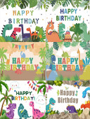 Rajzfilm dinoszaurusz téma Vad dinó születésnapi parti Baby Shower fotózás Vinyl háttér Gyermekszoba dekorációs kellékek