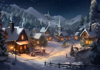 Ziemassvētku vecītis Priecīgus Ziemassvētku vecītis Sniegavīrs ziemas viesistabas koks dāvanu kastītes ballītes noformējums āra fotografēšanas fons